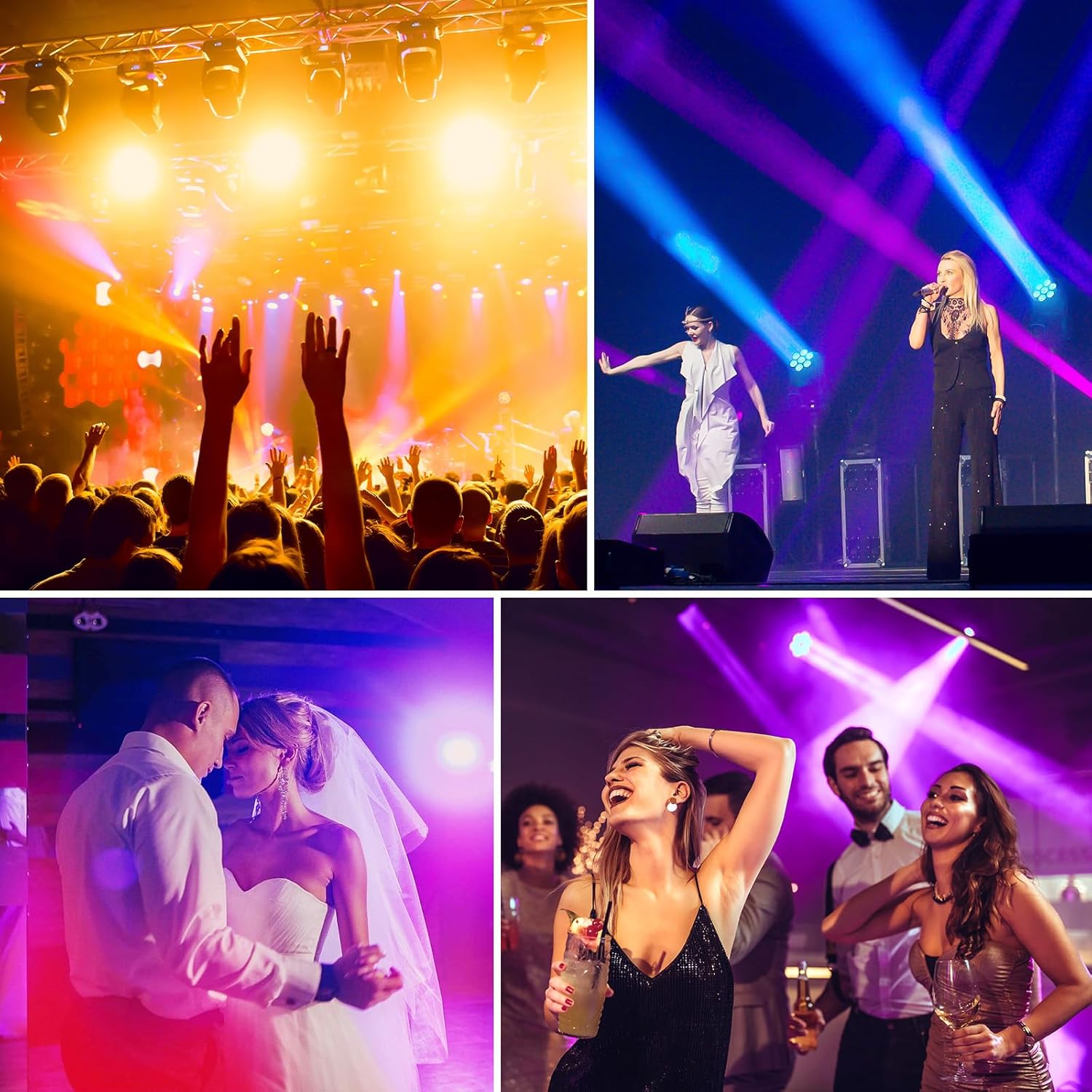 7x10W Moving Head Color Washing Light - P9