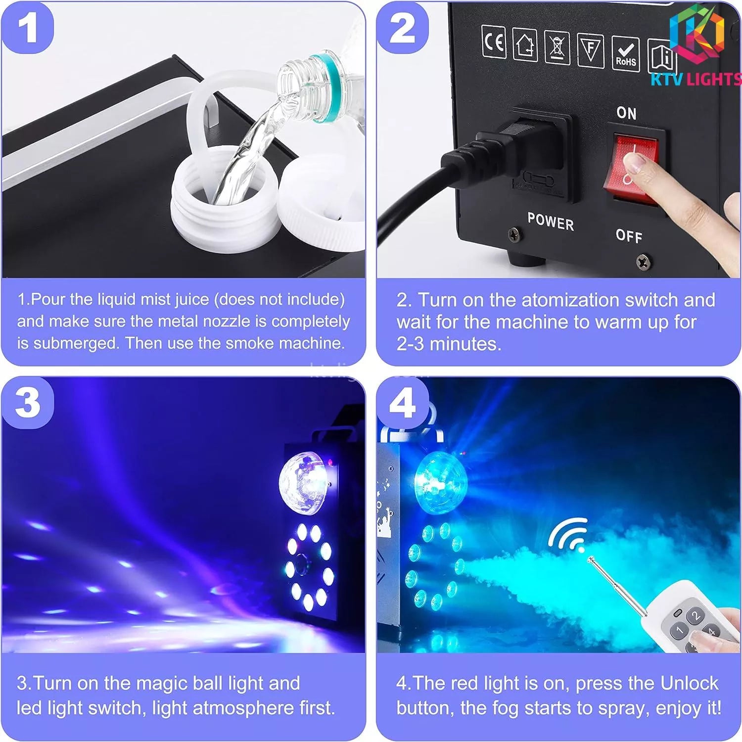 700W 9 LED smoke machine-Y3