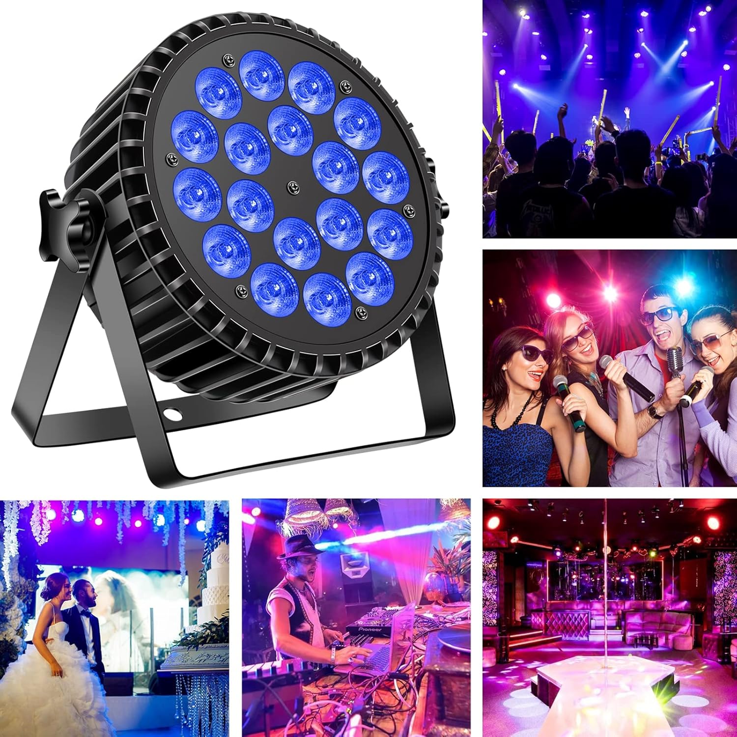 200w RGBW LED Stage Par Light-P4