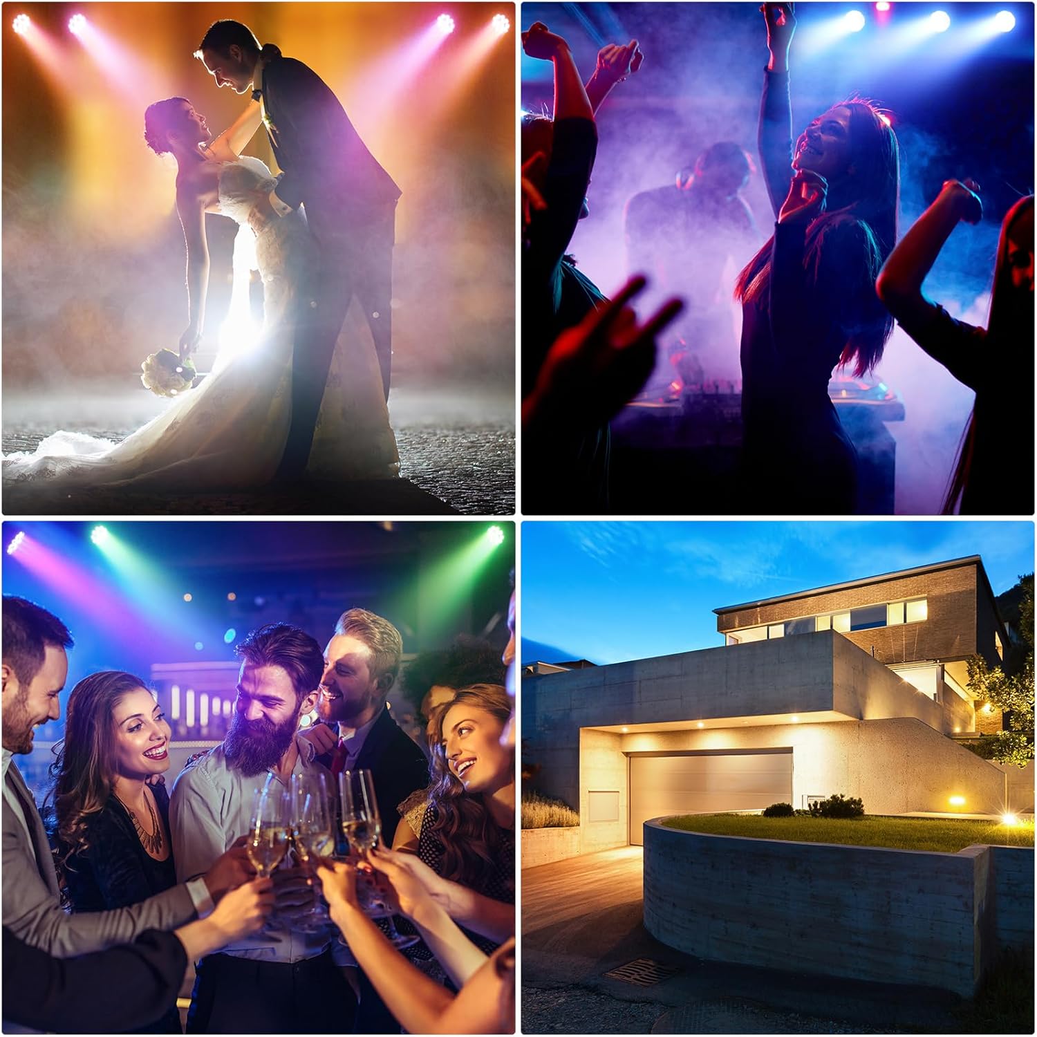 Rechargeable LED PAR lights-P7