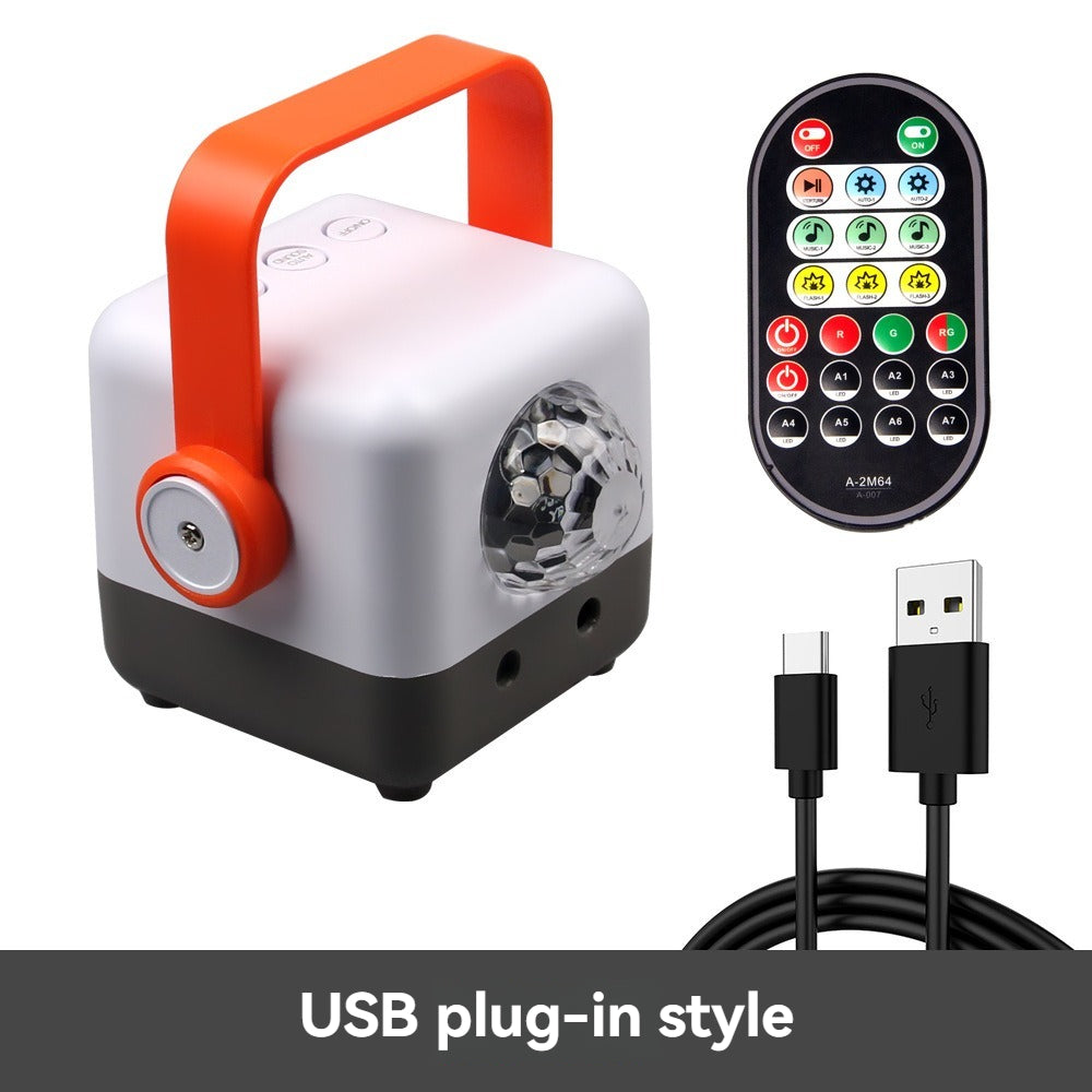 LED colorful rotating party light-C19