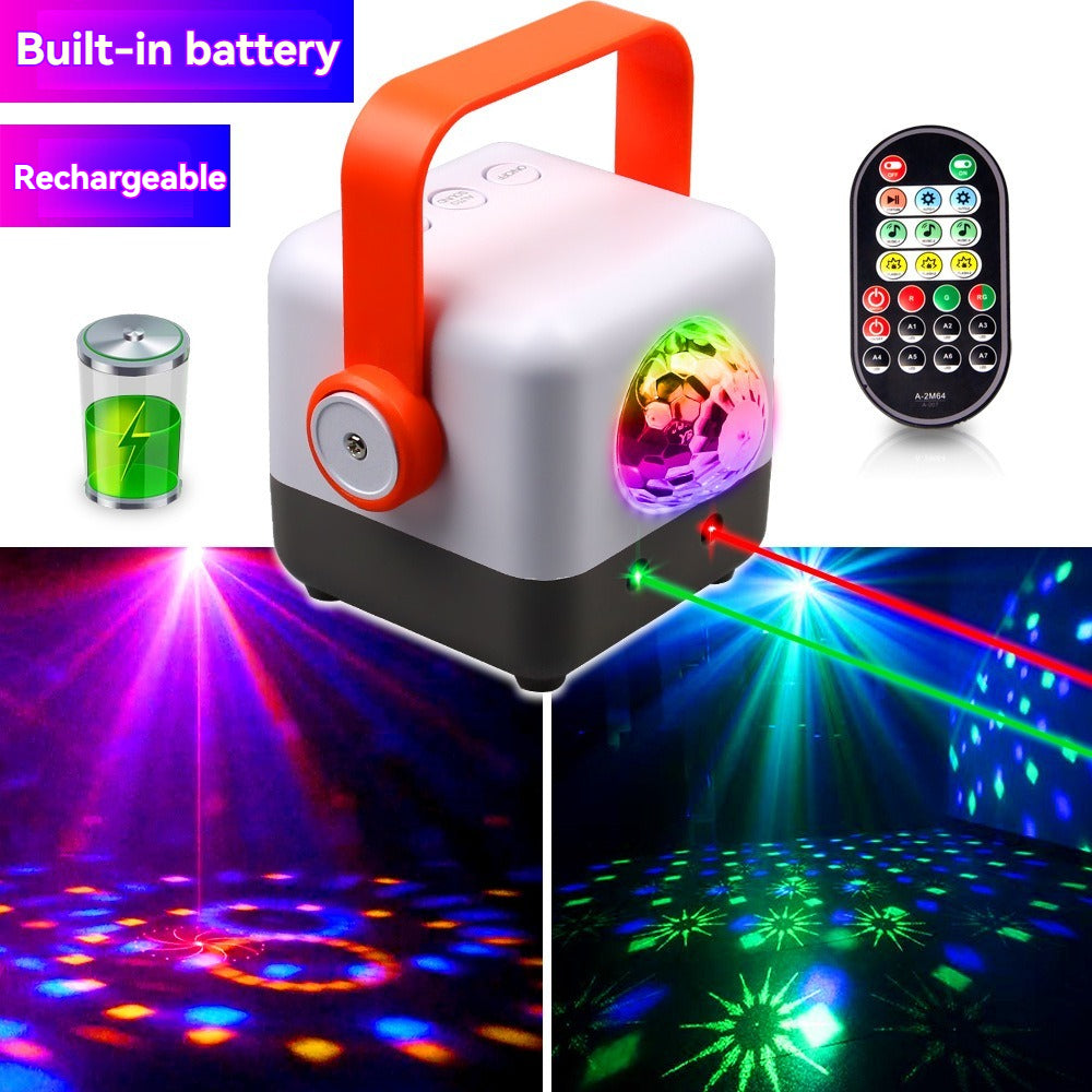 LED colorful rotating party light-C19