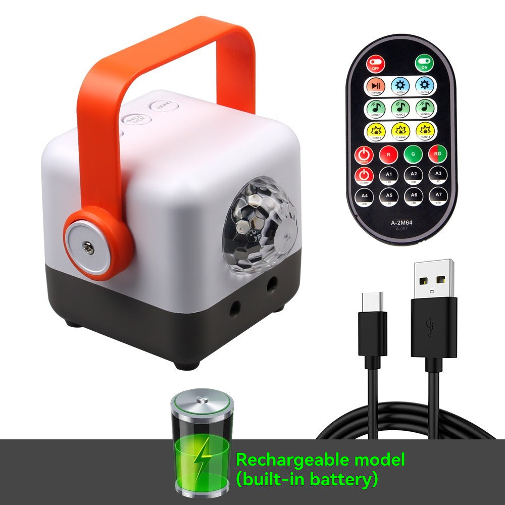 LED colorful rotating party light-C19