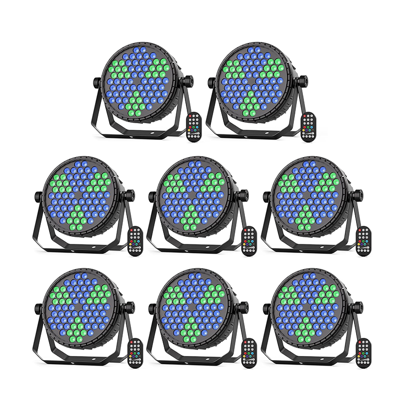 72 LED RGB PAR lights with dynamic vortex stage effect-P12