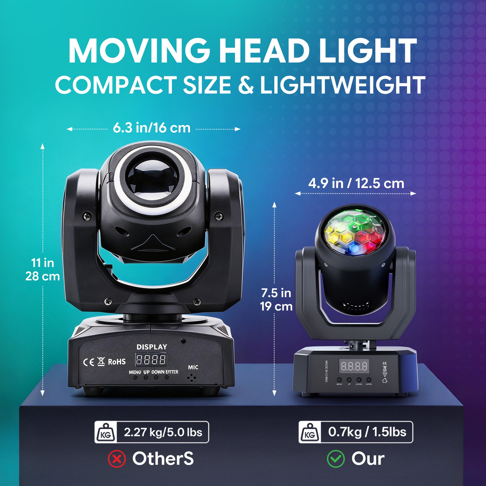 RGBW Mini Magic Ball Moving Head Light-E77