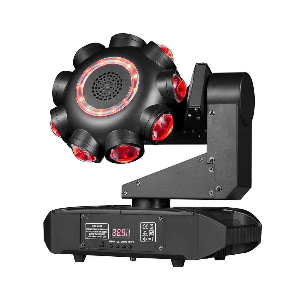 120W New 9-Arm Beam Moving Head Light - E22