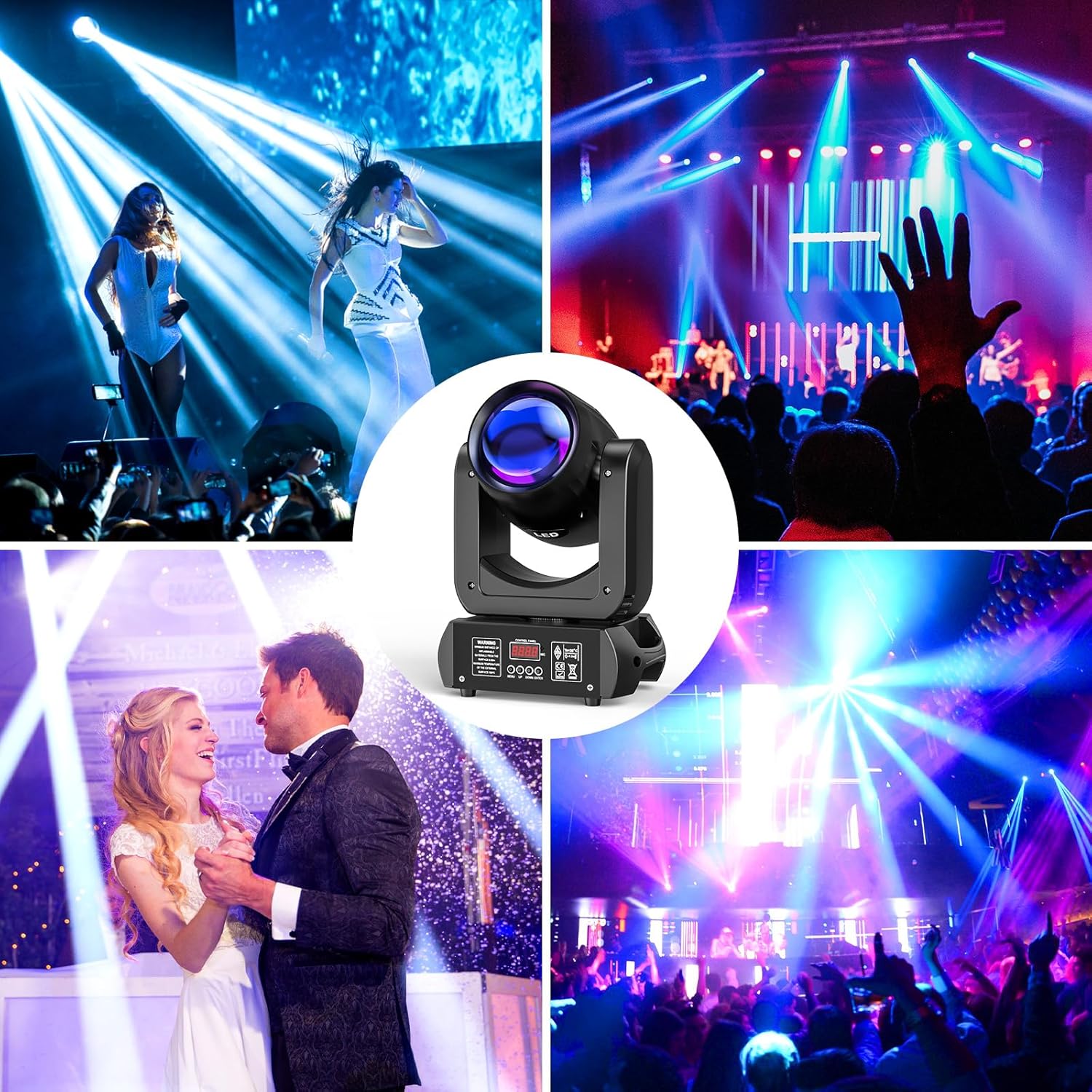 150W LED RGBW Beam Moving Head Light - E19