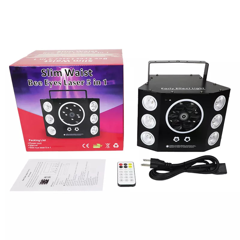 5 in 1 Snowflake Laser Light-C14