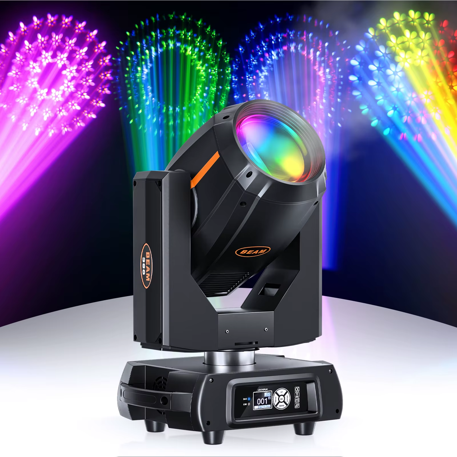 380W 17R 16+48 Prism Beam Moving Headlight - E35