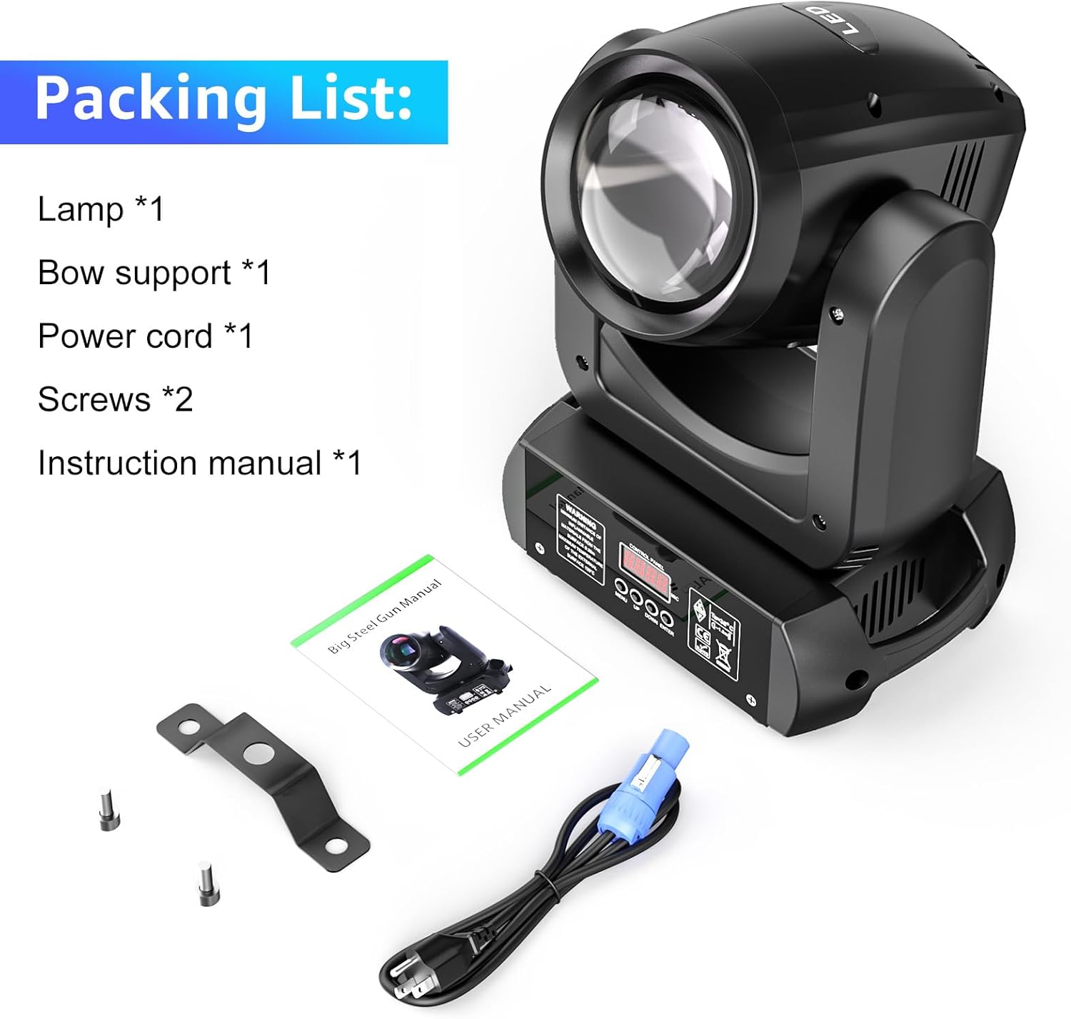 150W LED RGBW Beam Moving Head Light - E19