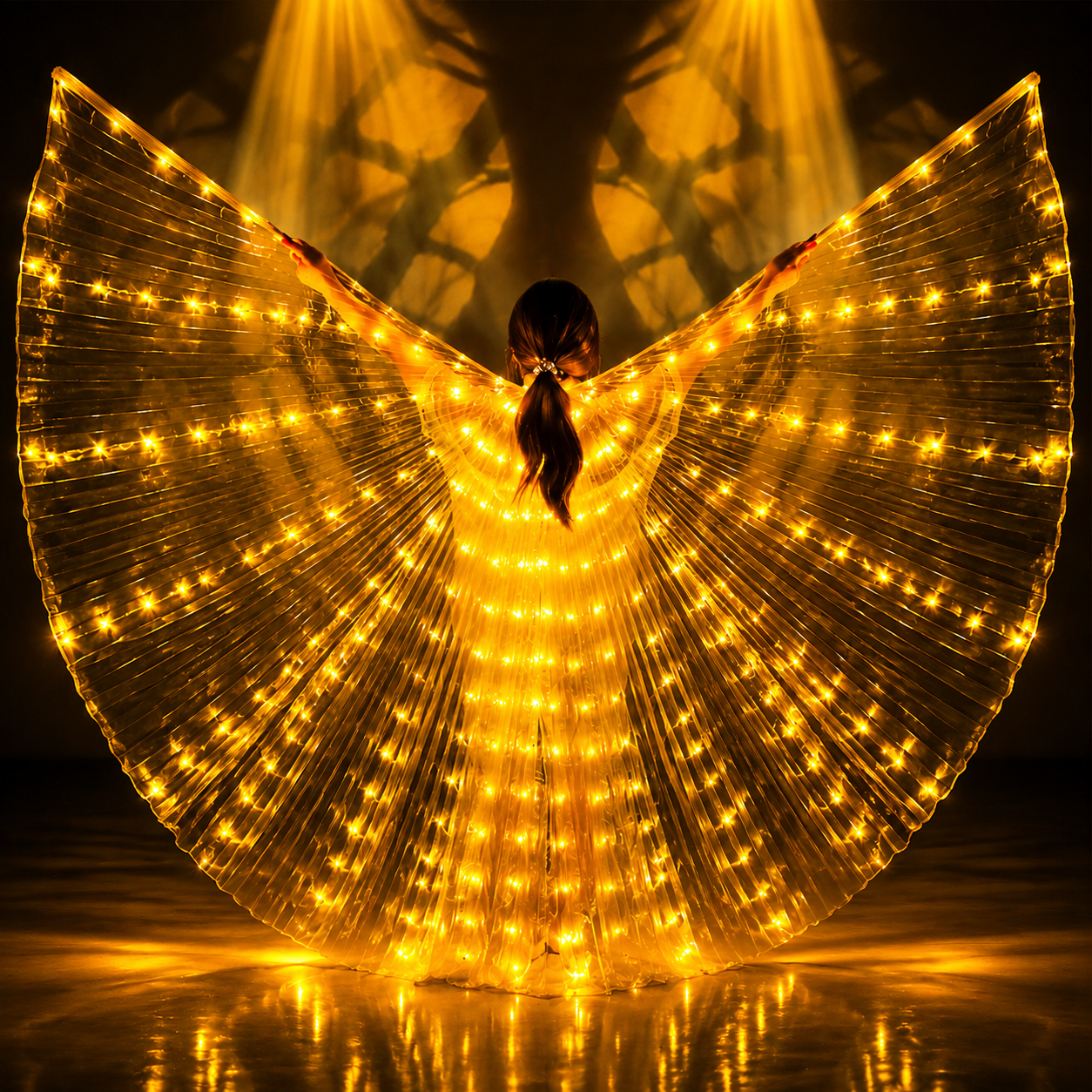 KTVLIGHTS Glow Like A Goddess With LED Dance Wings-M37