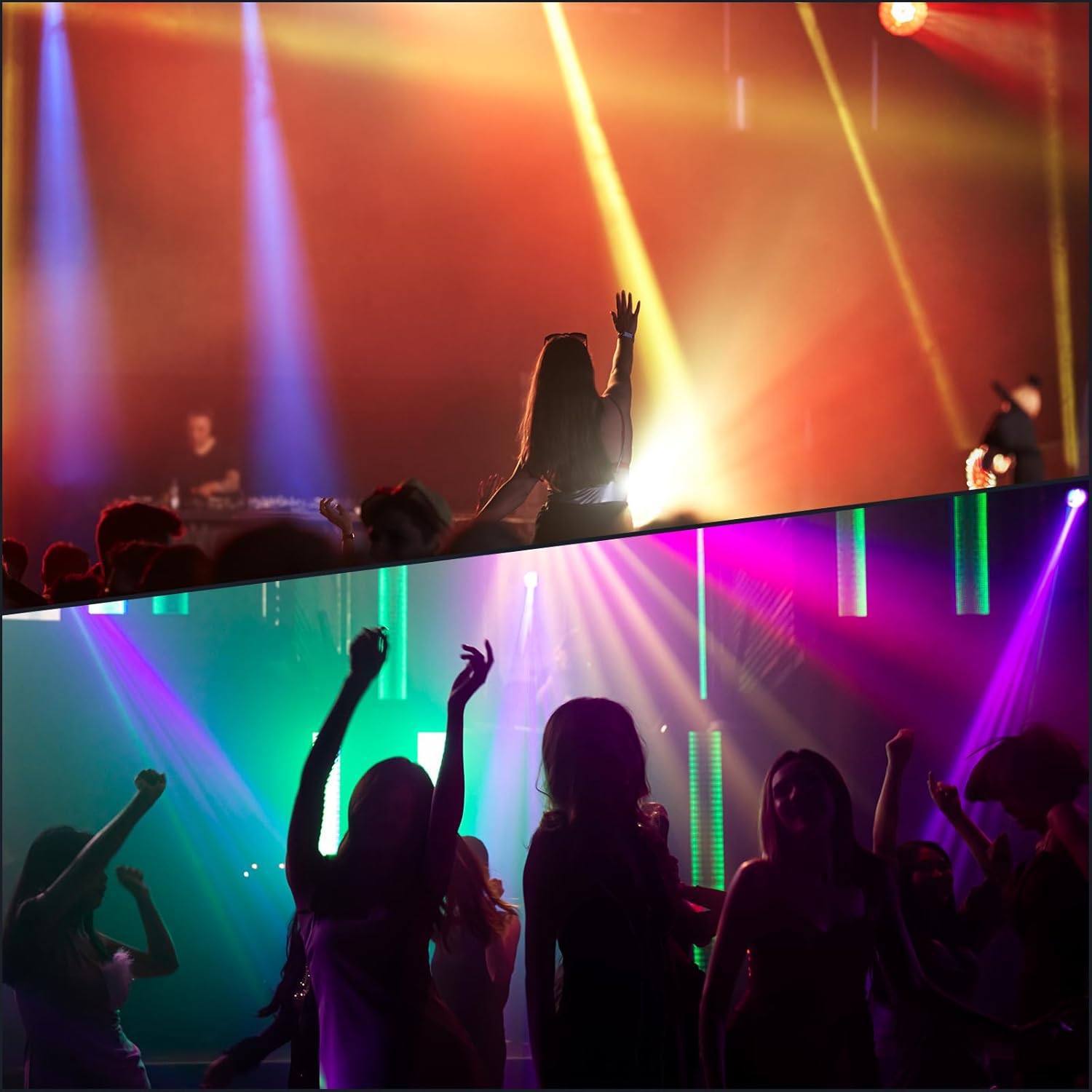 Mini RGBW 4-in-1 LED Beam Moving Head Light-E20