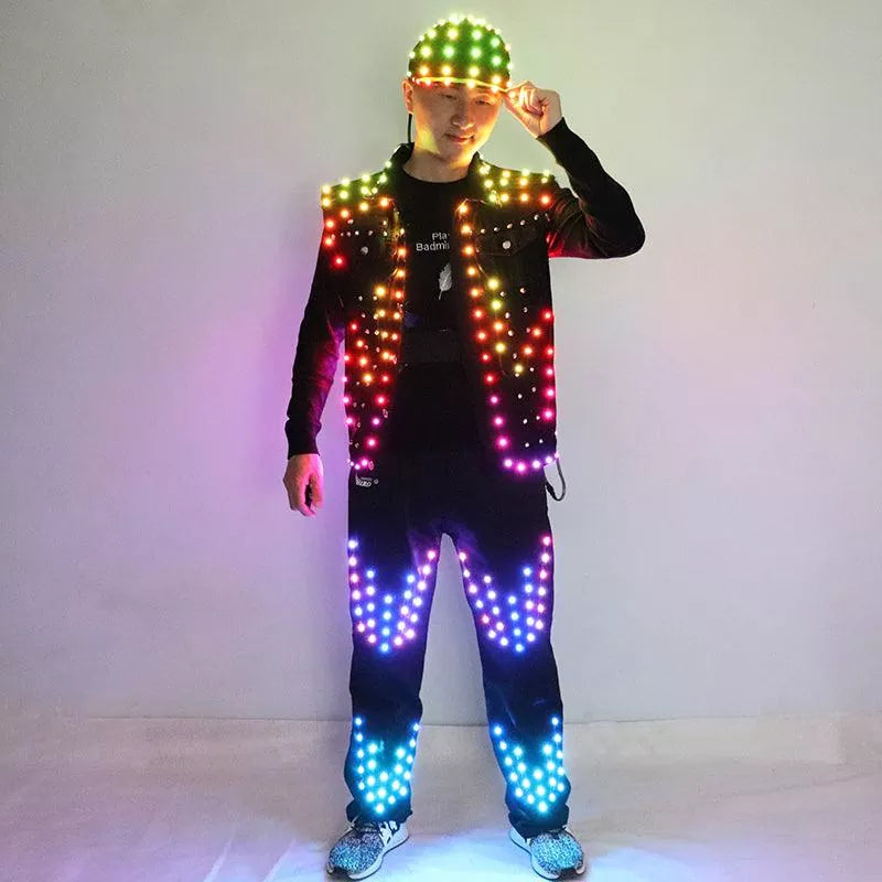 Full color LED clothing set