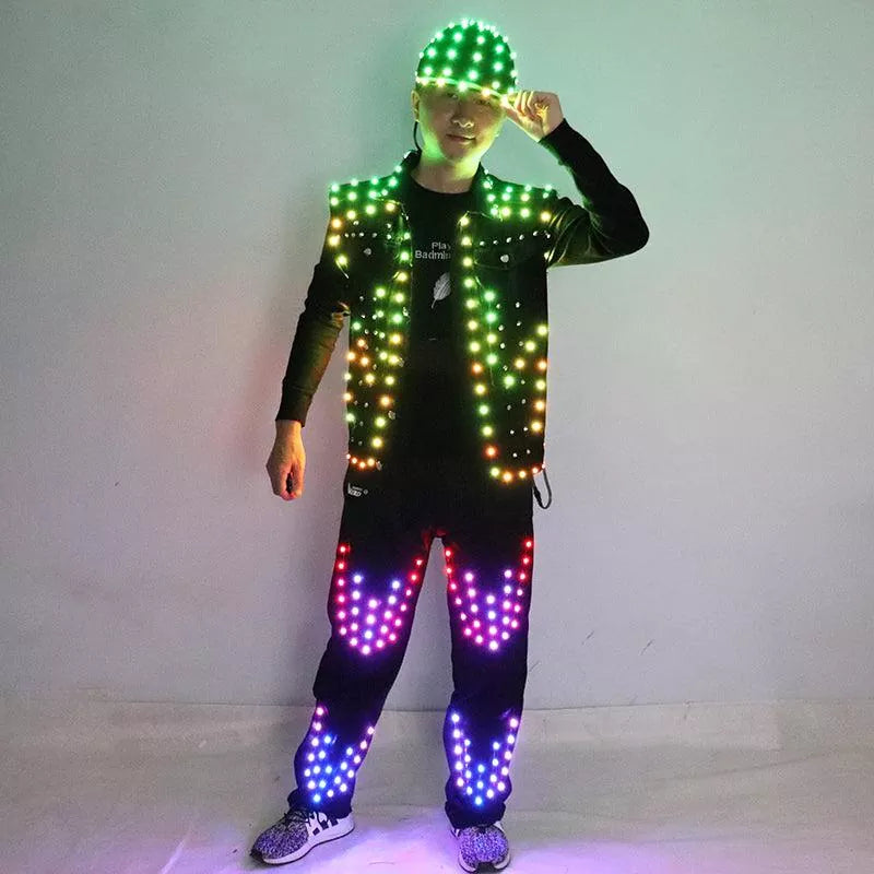Full color LED clothing set