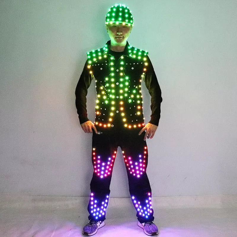 Full color LED clothing set