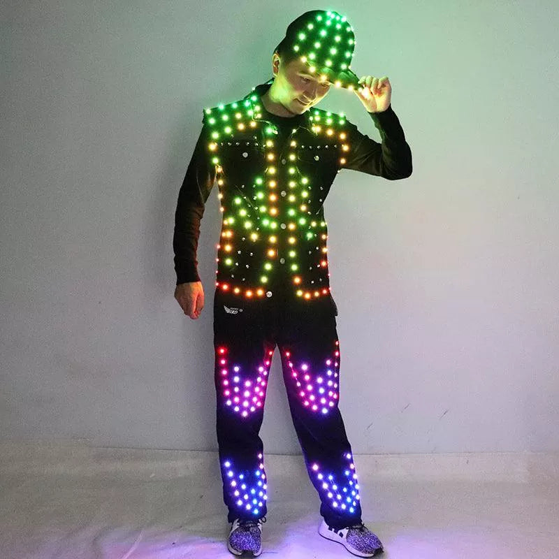 Full color LED clothing set