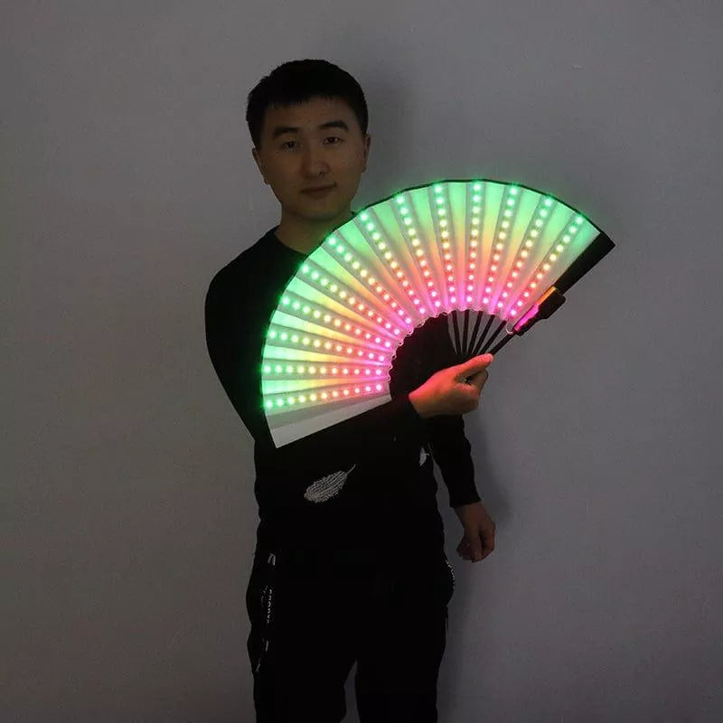 Full color LED fan