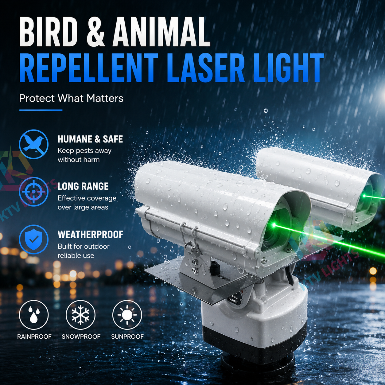 Programmable Dual-Head Landmark Outdoor Laser Light - B27
