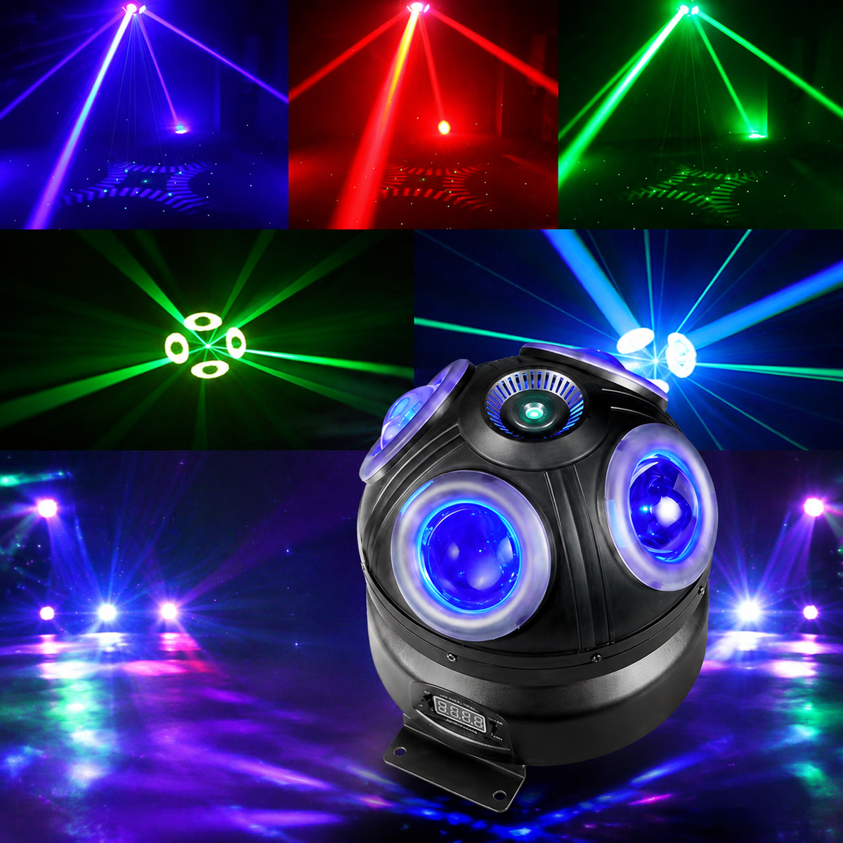 KTVLIGHTS Mushroom Laser Moving Head Light for DJs & Party Events-E13