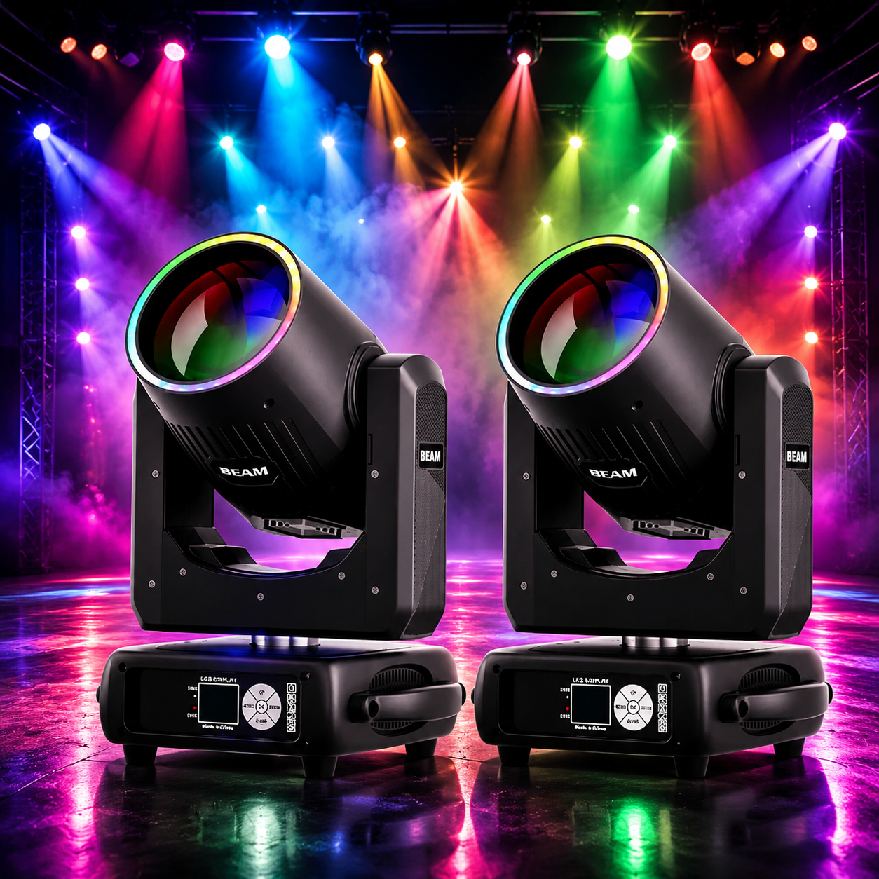 KTVLIGHTS 295W 14R Moving Head Light with 48 Prism for DJ Stage-E48