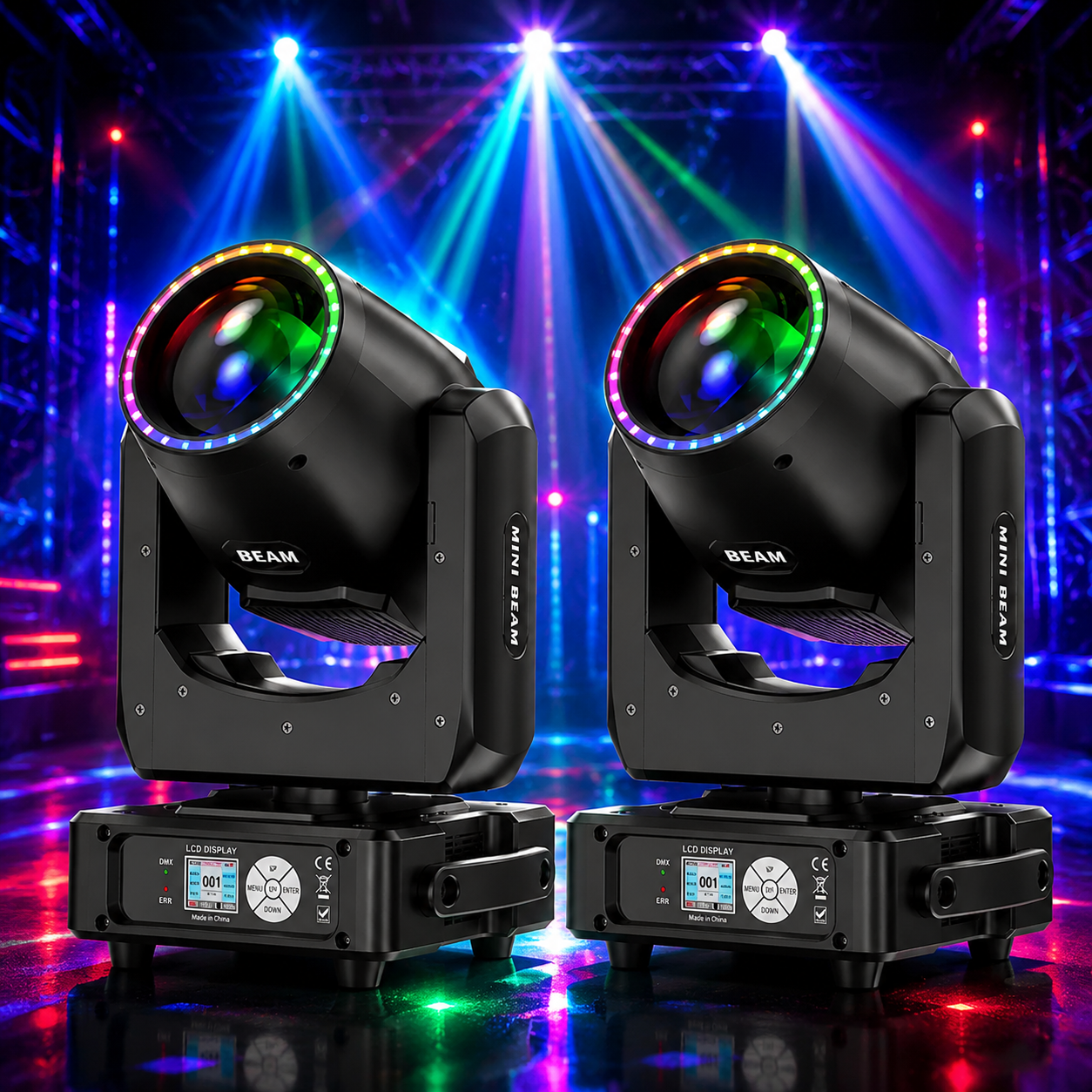 KTVLIGHTS 230W 7R Beam Moving Head Light DJ Stage Lighting-E57