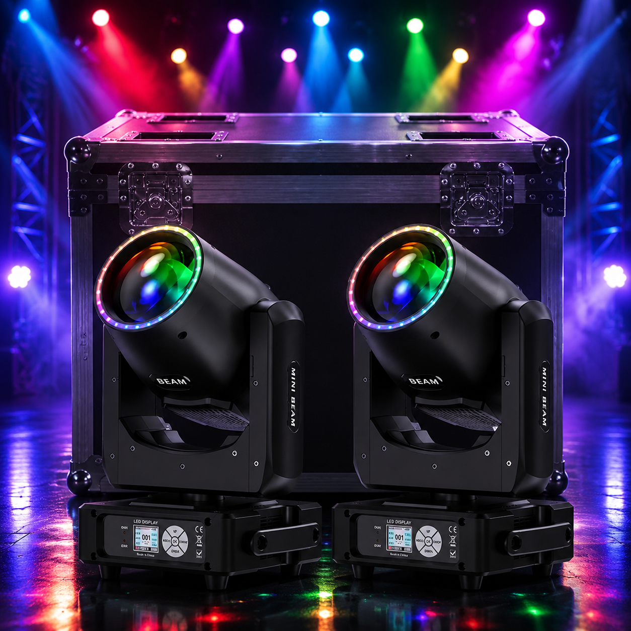 KTVLIGHTS 230W 7R Beam Moving Head Light DJ Stage Lighting-E57