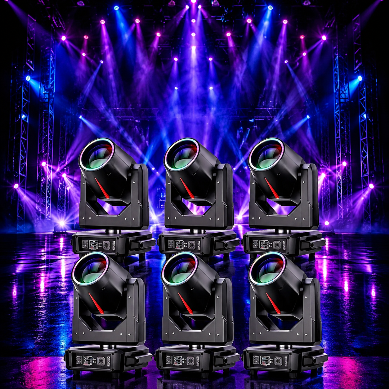 295W Gobo DMX512 Moving Head Stage Light DJ Event-E68