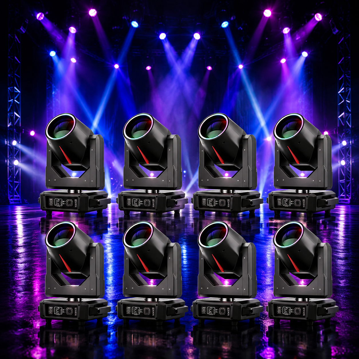 295W Gobo DMX512 Moving Head Stage Light DJ Event-E68