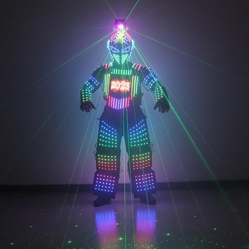 Full Color Pixel LED Robot Suit Costume - Ktvlights