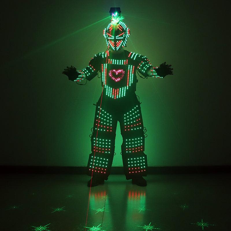 Full Color Pixel LED Robot Suit Costume - Ktvlights