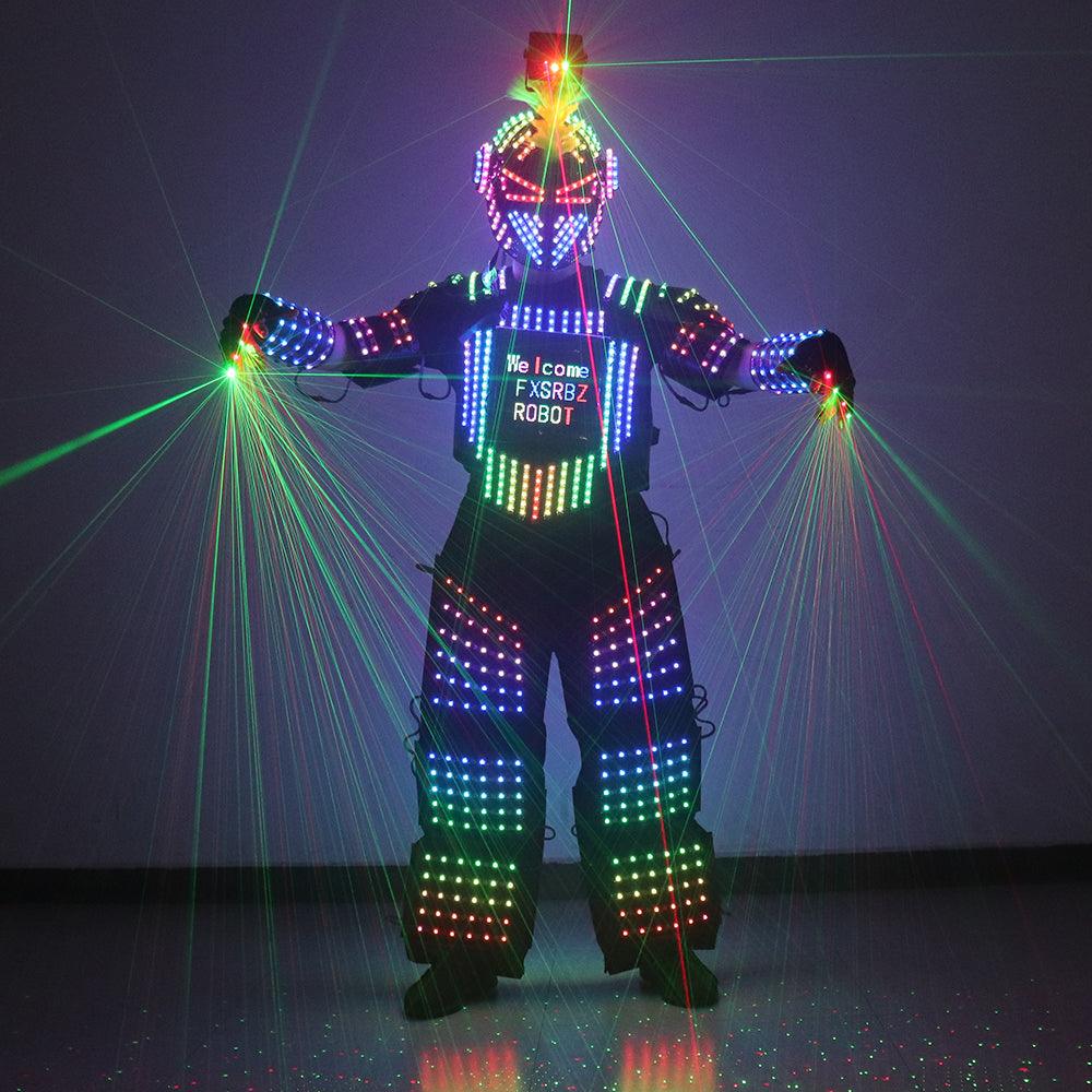 Full Color Pixel LED Robot Suit Costume - Ktvlights