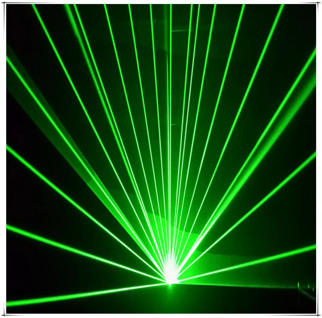 8w-15w APP Outdoor rooftop green landmark laser light-B38