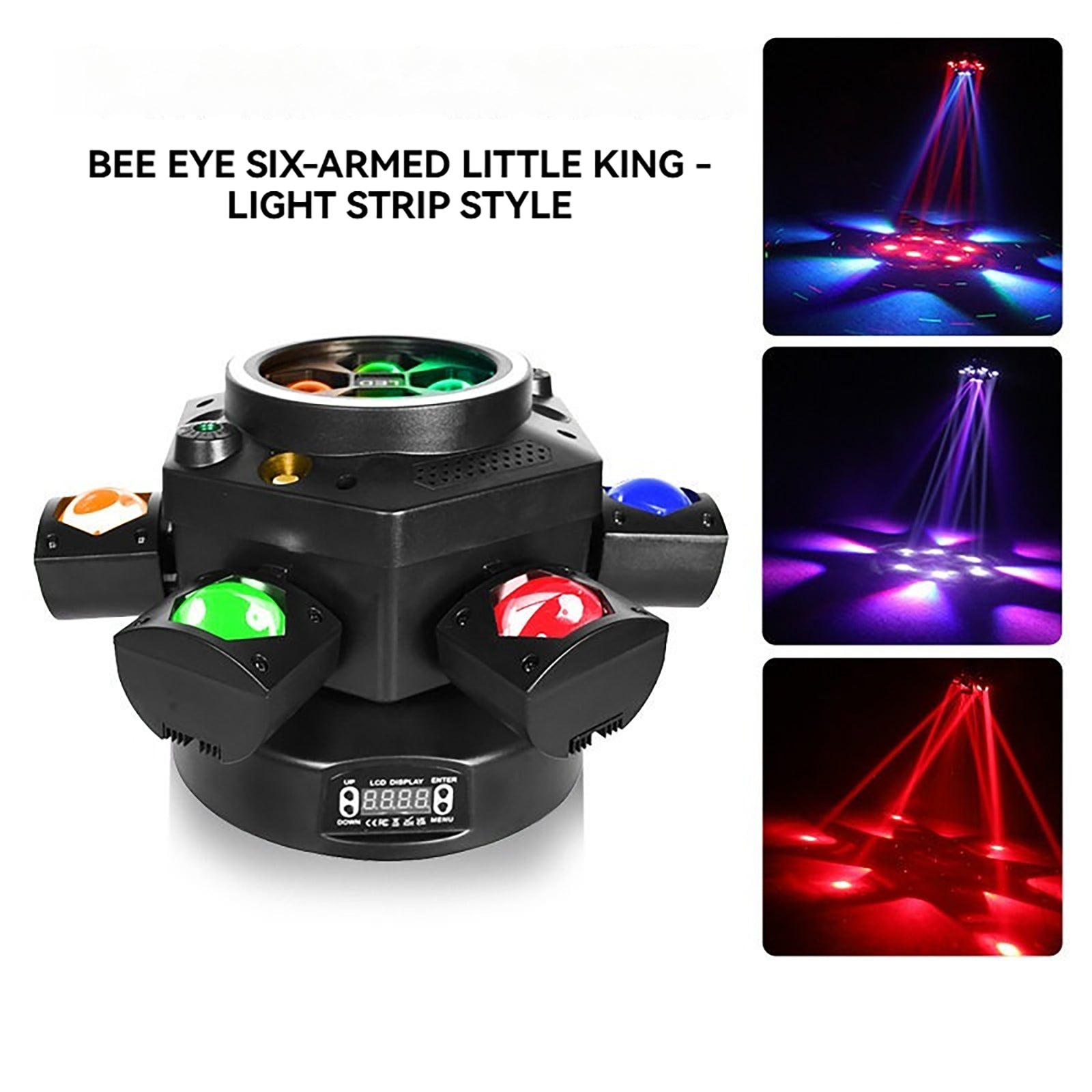 150W six-arm bee eye stage light-E3