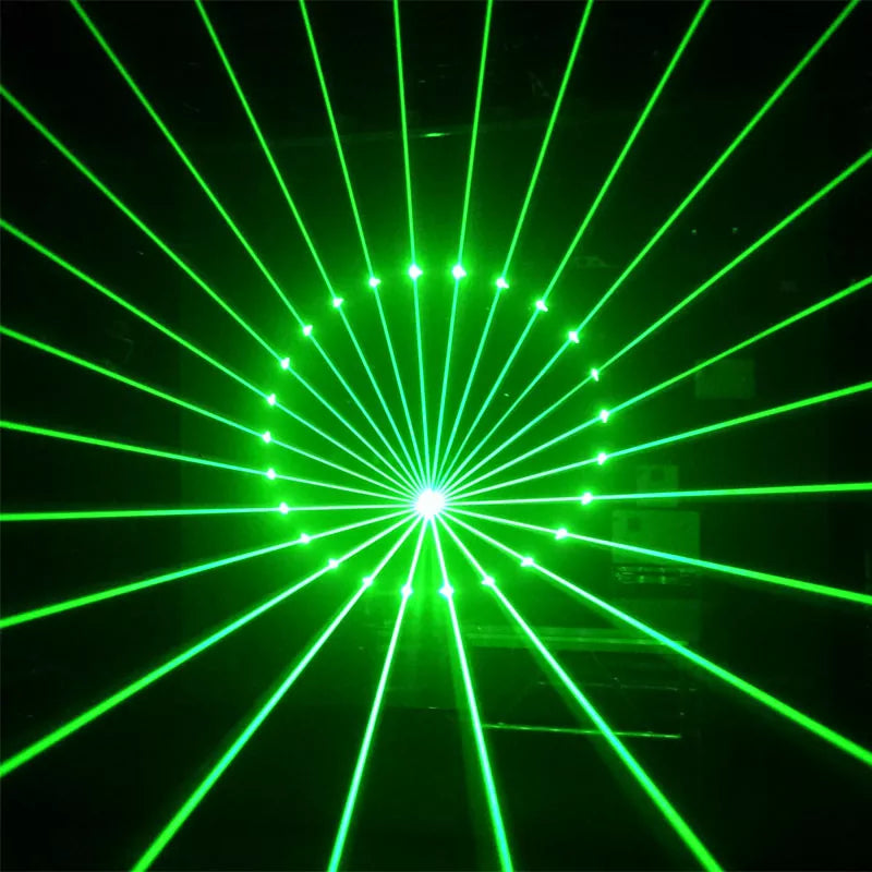 8w-15w APP Outdoor rooftop green landmark laser light-B38