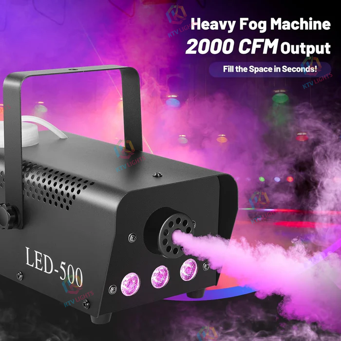 500W RGB Remote Control Smoke Machine-Y6