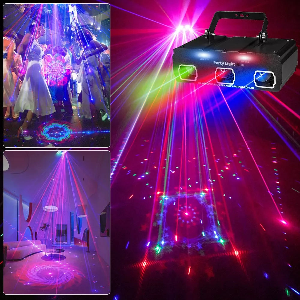 2025 New 3 in 1 Four-hole Laser Light-B35