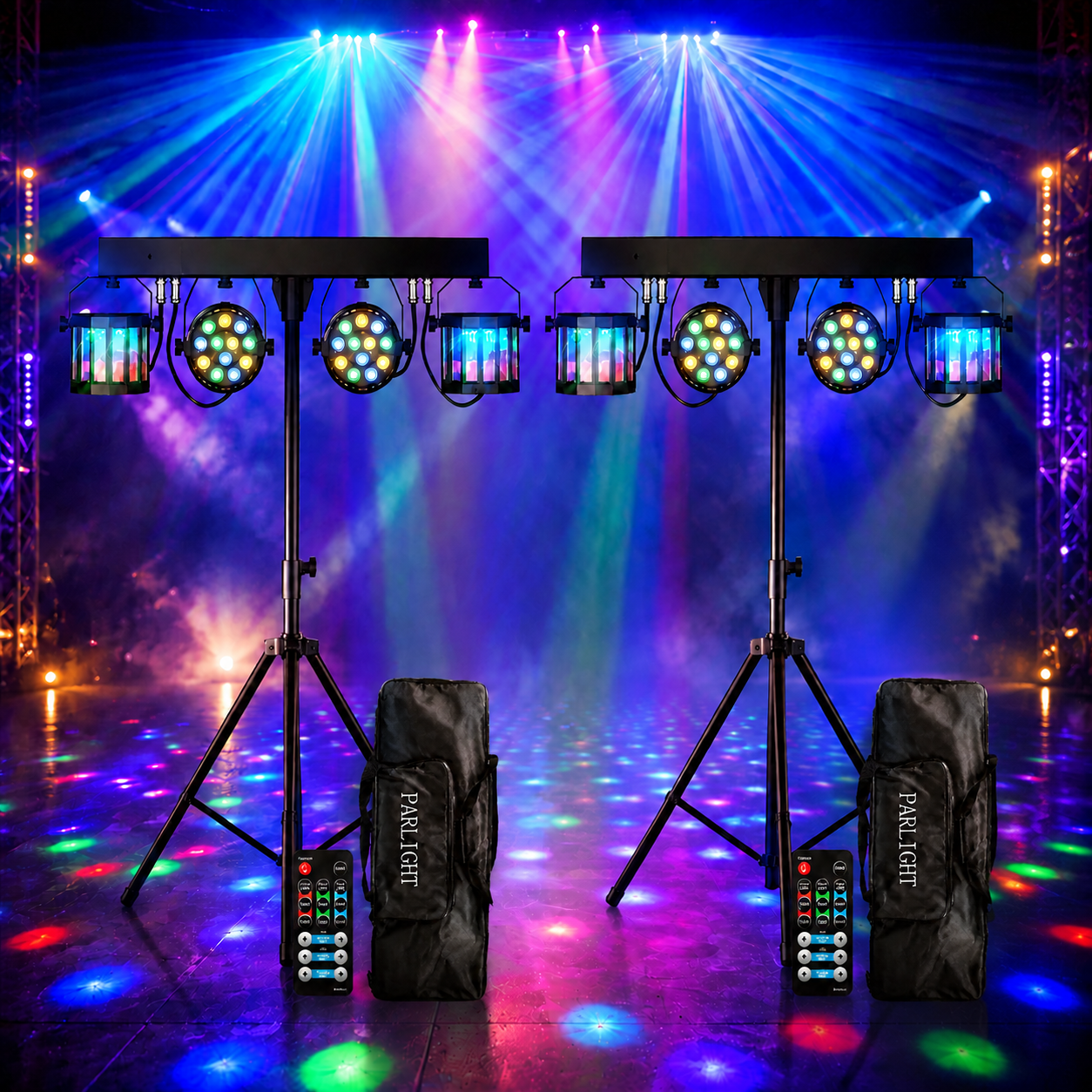 KTVLIGHTS 60W RGBW 5-in-1 Tripod Stage Light- P1