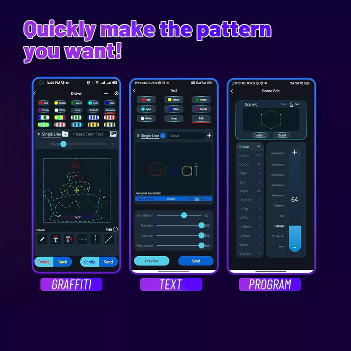 Rechargeable Bluetooth APP Laser Light-A9