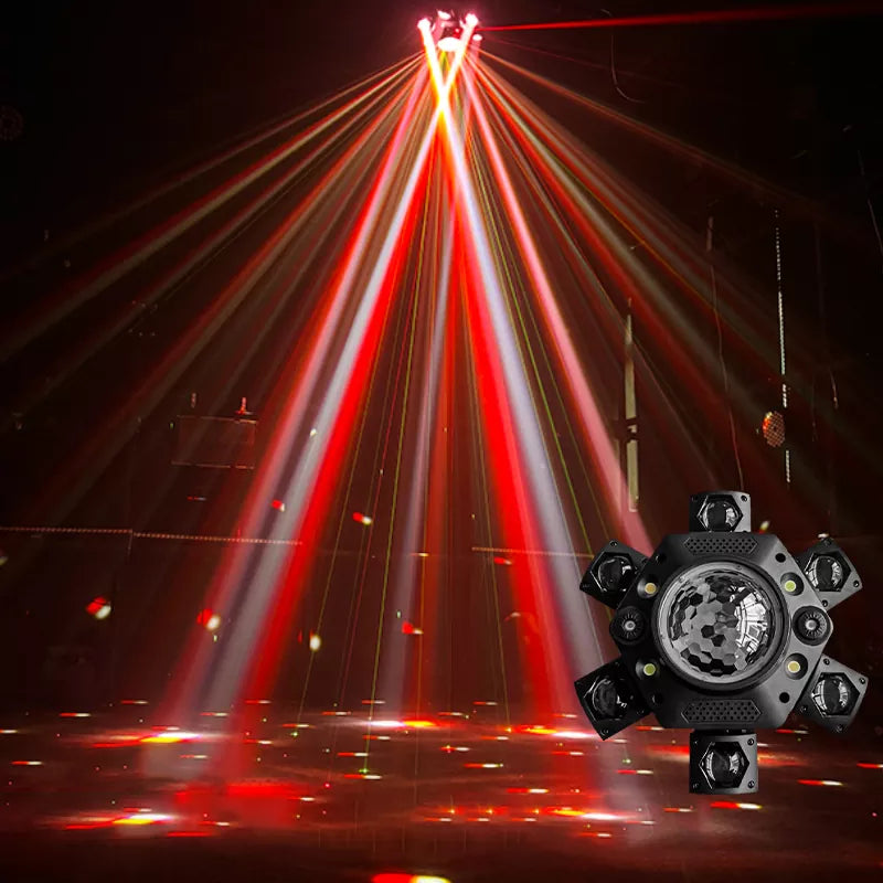 120W six-arm stage light RGBW beam moving head light-E4