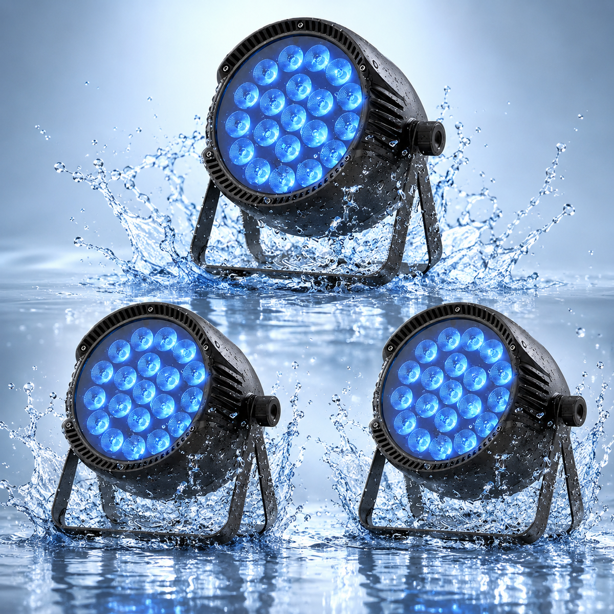 KTVLIGHTS 200W RGBW LED DMX IP65 Waterproof PAR Light-P60