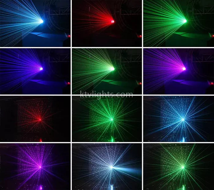 RGB luz laser de ponto estelar-B17