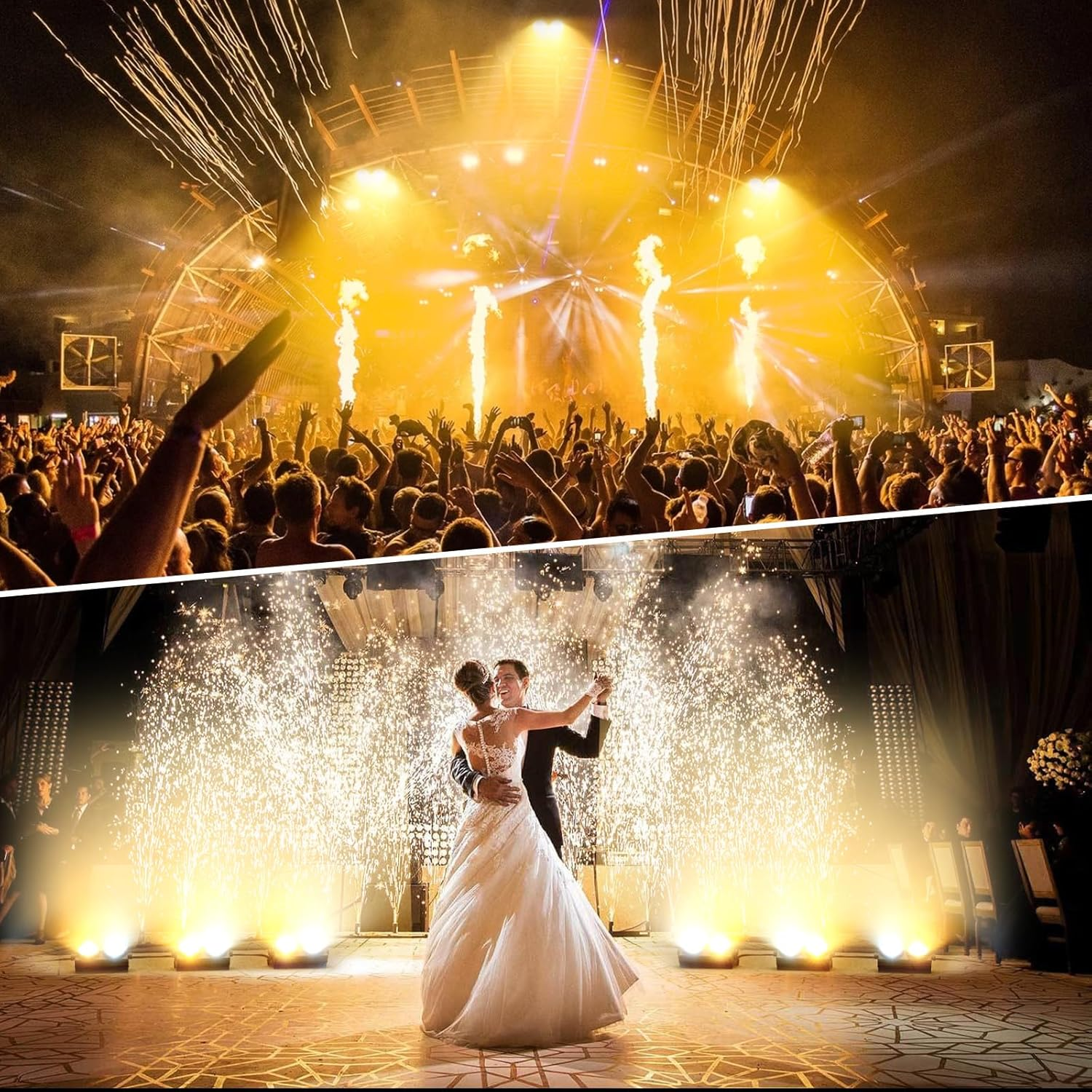 200W COB DMX Voice-Controlled LED Par Light - P67