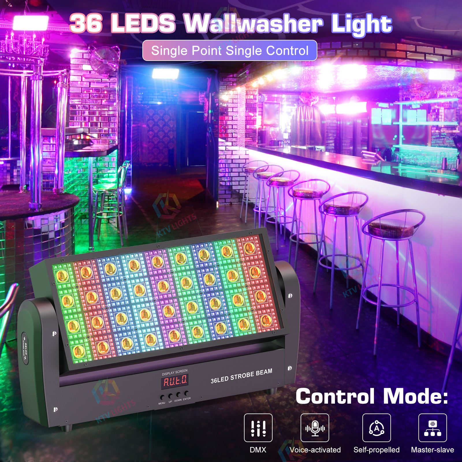 220W LED DJ Strobe Moving Head Light/Wall Washer Light-E67