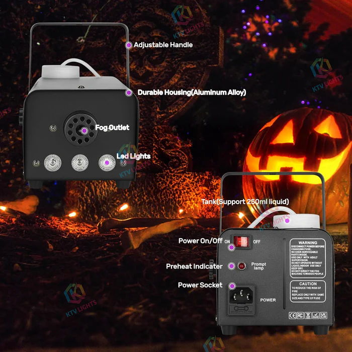 500W RGB Remote Control Smoke Machine-Y6