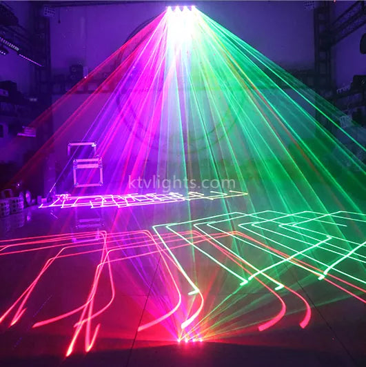 4w four-hole RGB animation laser light-A22