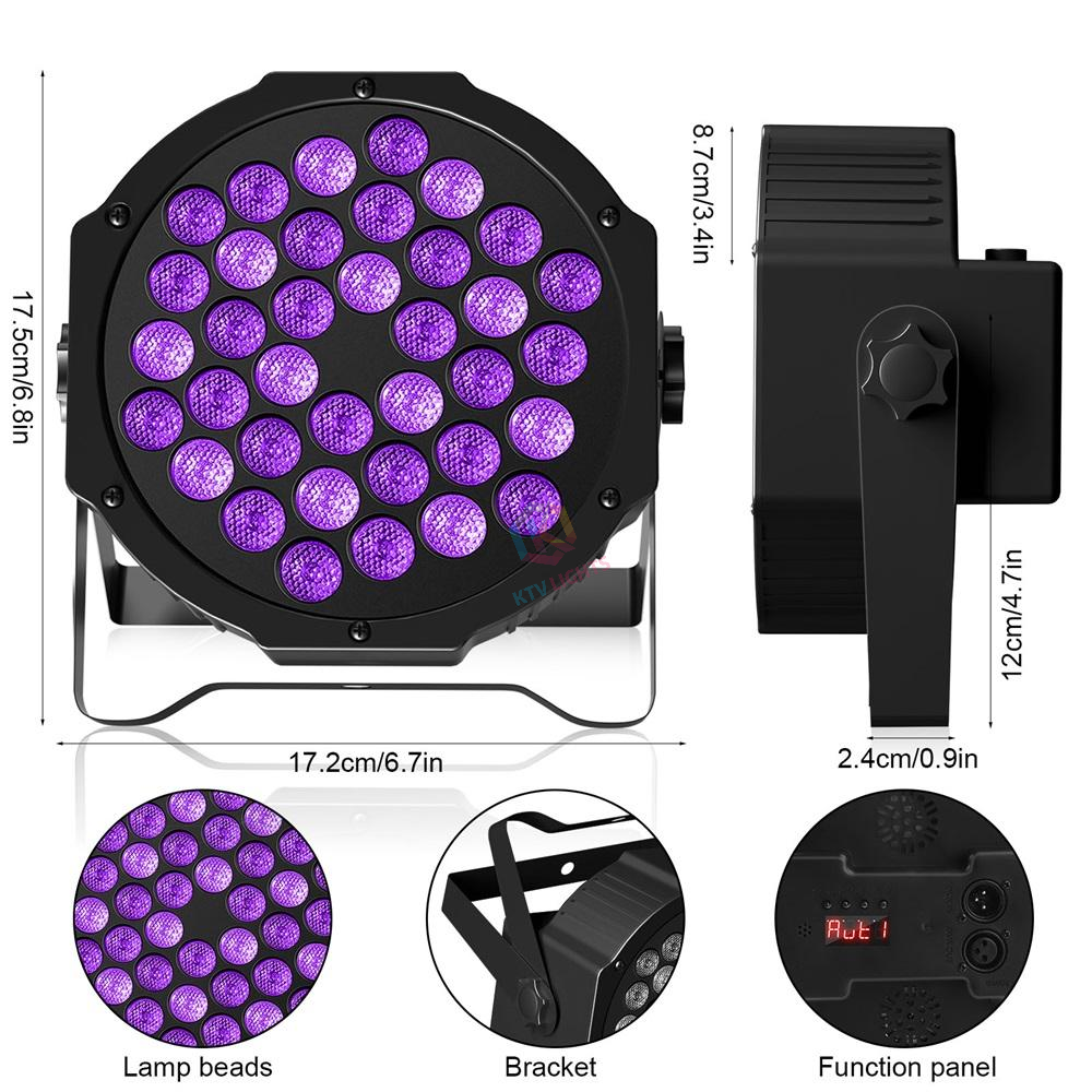 36W UV DJ LED Stage Disco PAR Light-P69