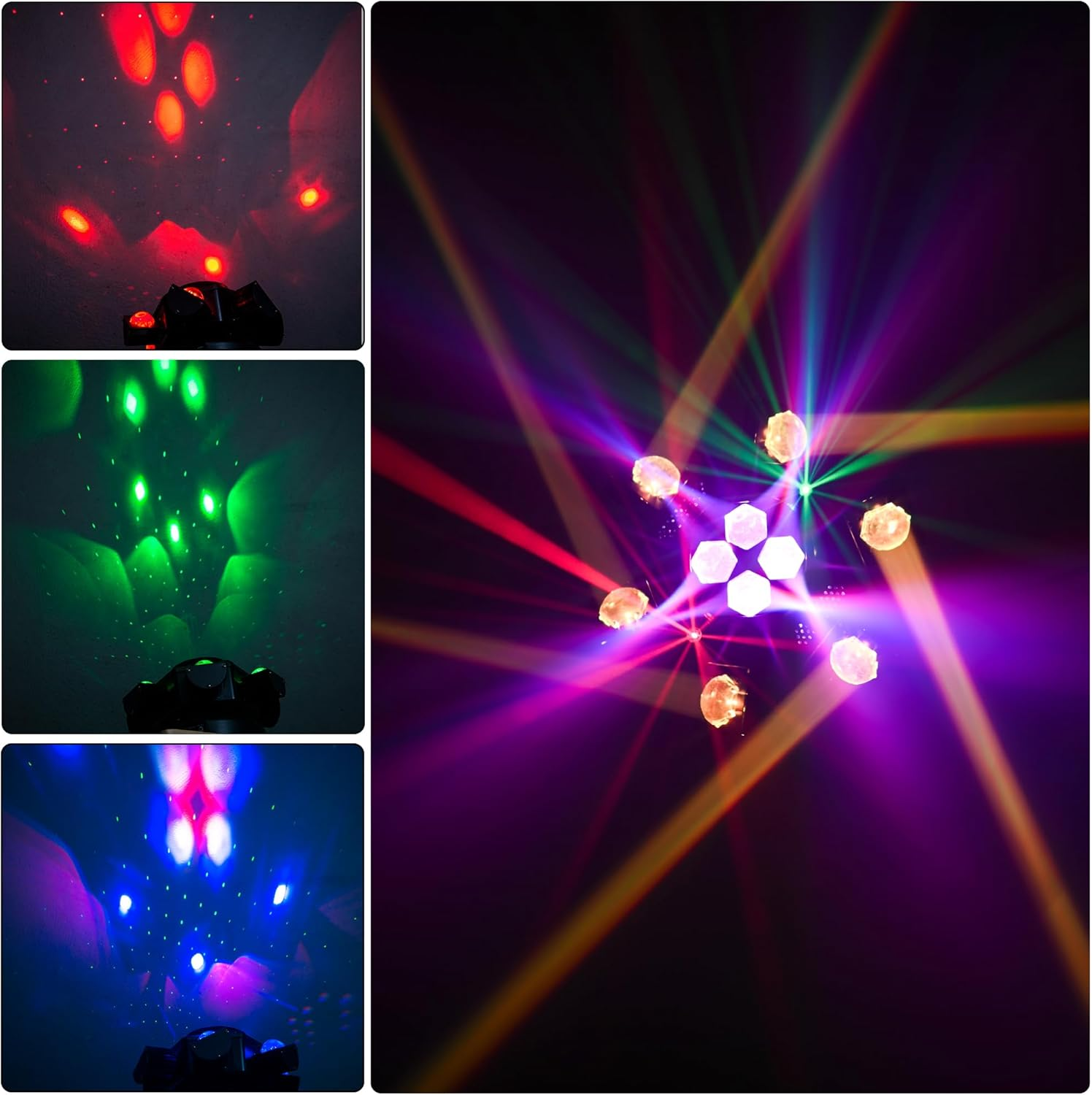 150W six-arm bee eye stage light-E3