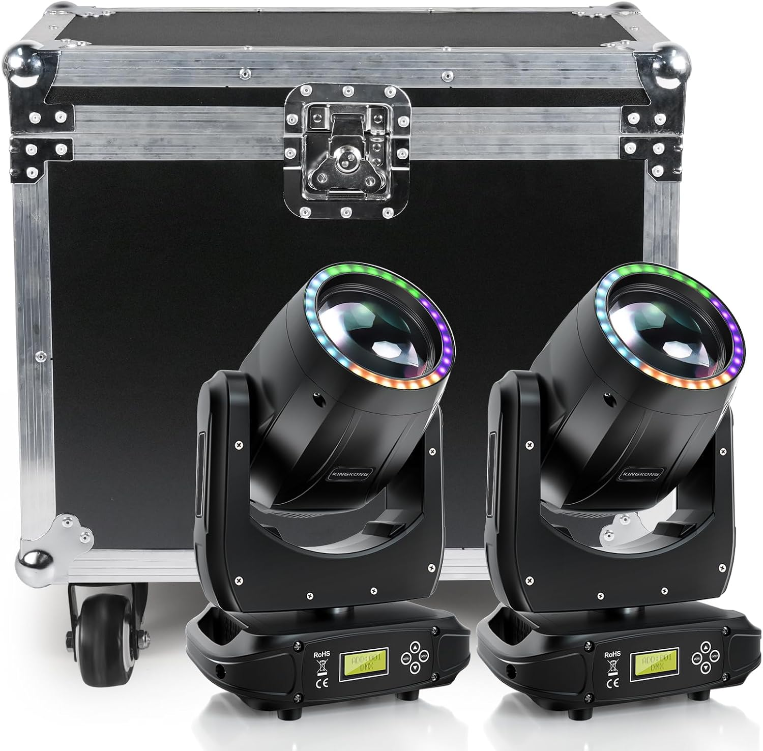 180W LED Rainbow Beam and Pattern Moving Head Light-E43