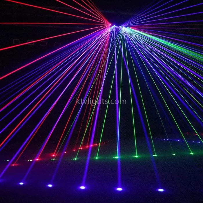 Six-hole RGB luz laser de varredura-B20