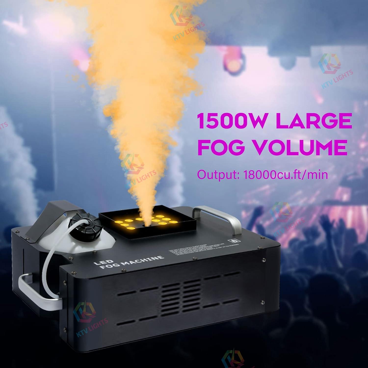 1500W RGB DMX 512 Smoke Machine Lighting Effect-Y14
